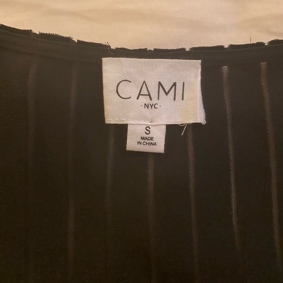 Cami NYC - Olivia Silk Velvet Chevron Tank Top - Picture 6 of 7